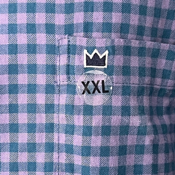 Crown & Ivy Blue Casual Button Down Shirt - Picture 5 of 9